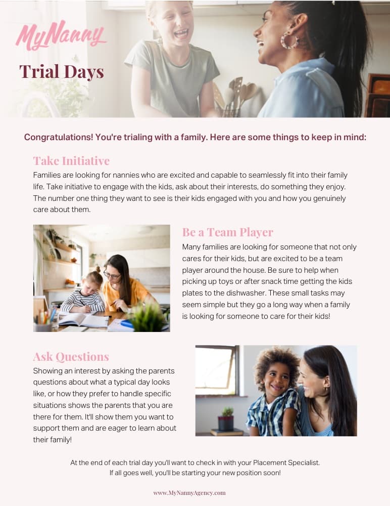 MyNanny: Trial Day