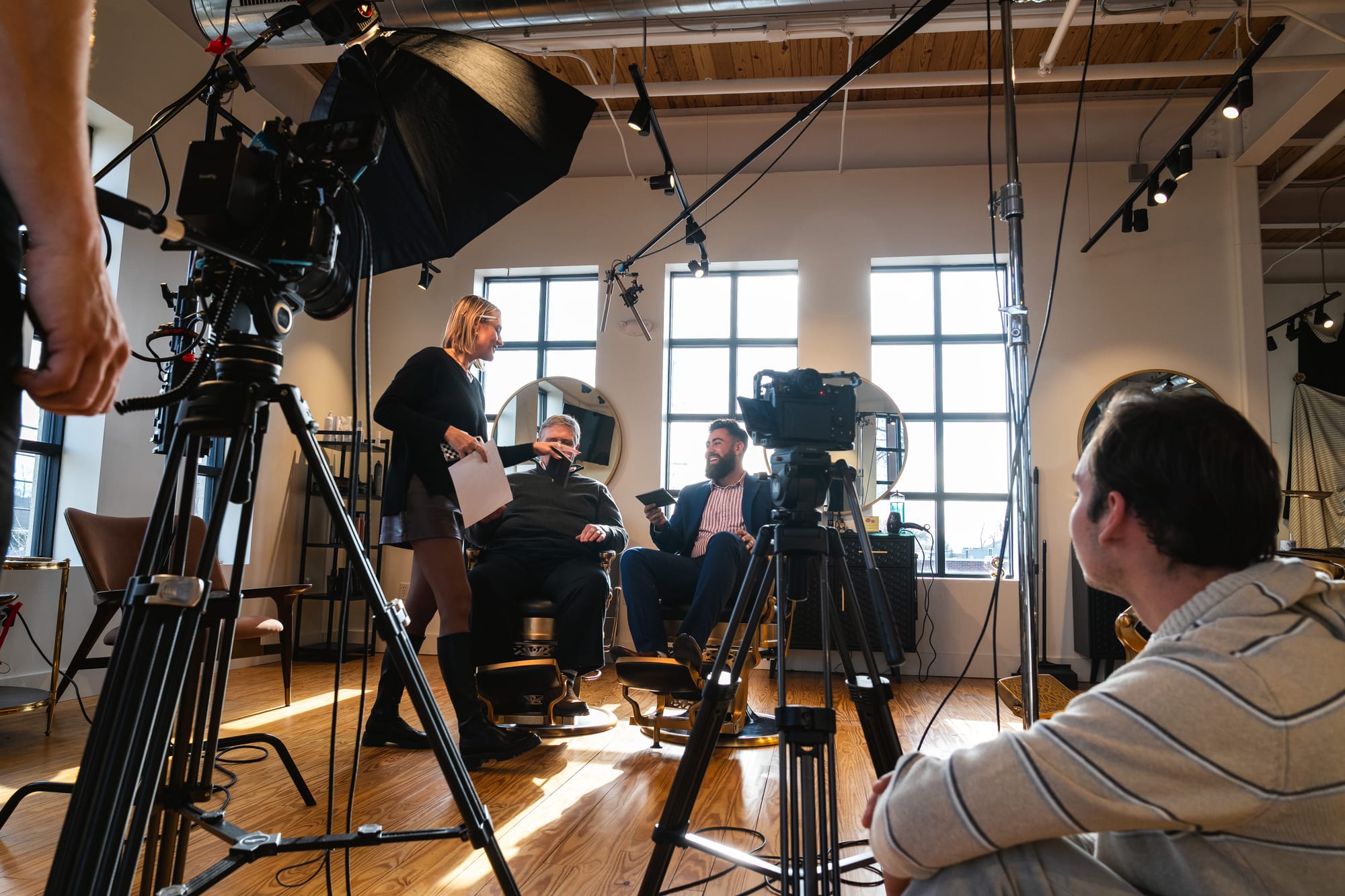 Behind the scenes on The Barber of Seville media day shoot